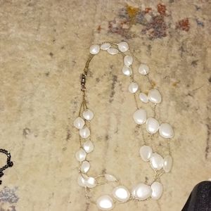 White Beads Necklace
